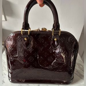 Louis Vuitton -Alma Patent Leather Tote